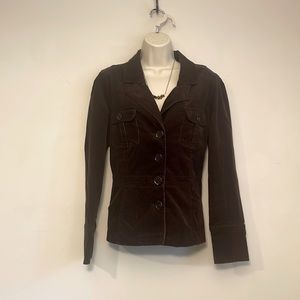 Womens Vintage Brown Corduroy Jacket